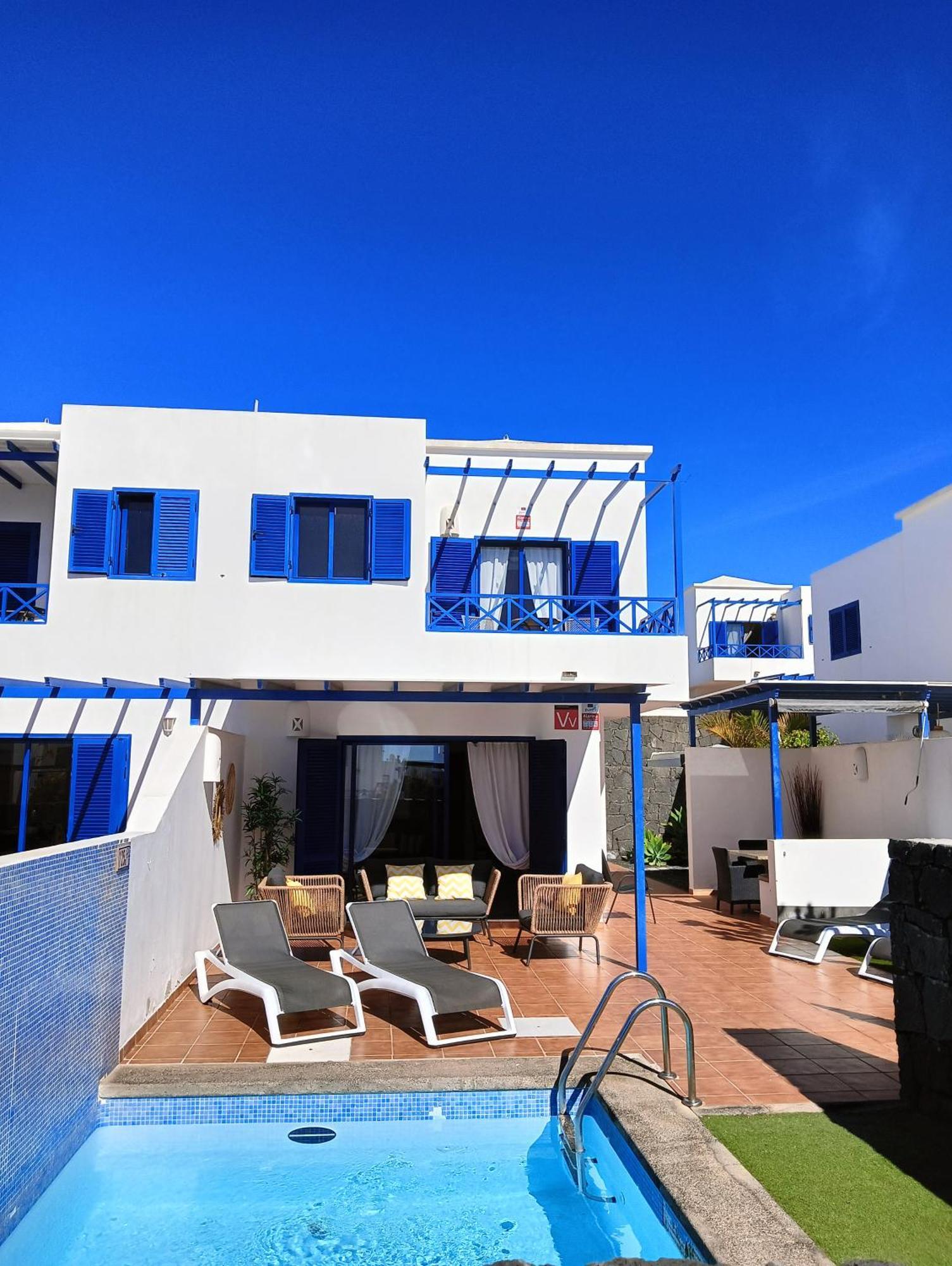 Villa Optimist Rubicon Piscina Climatizable, Frente Al Mar Playa Blanca  Esterno foto