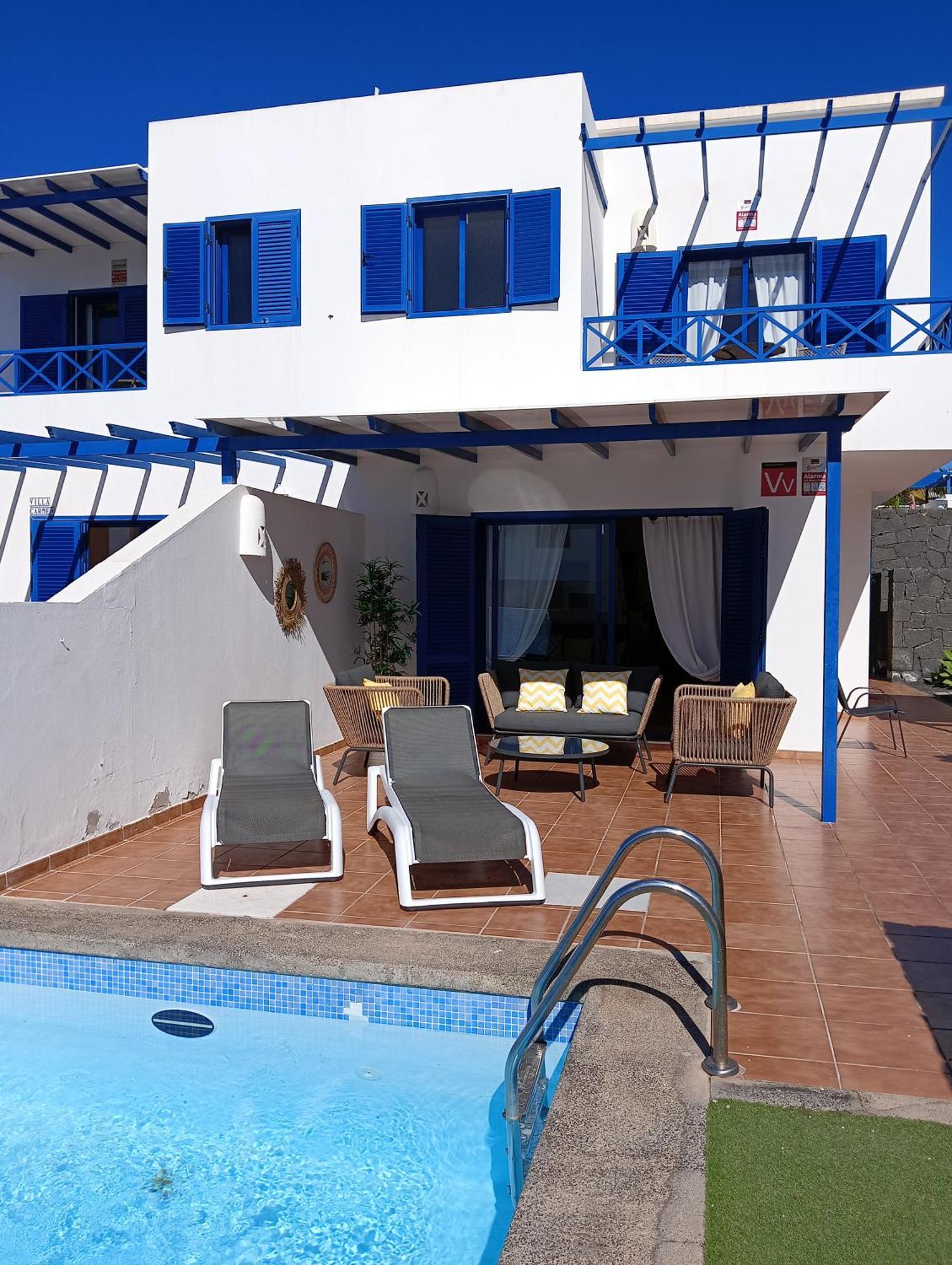 Villa Optimist Rubicon Piscina Climatizable, Frente Al Mar Playa Blanca  Esterno foto