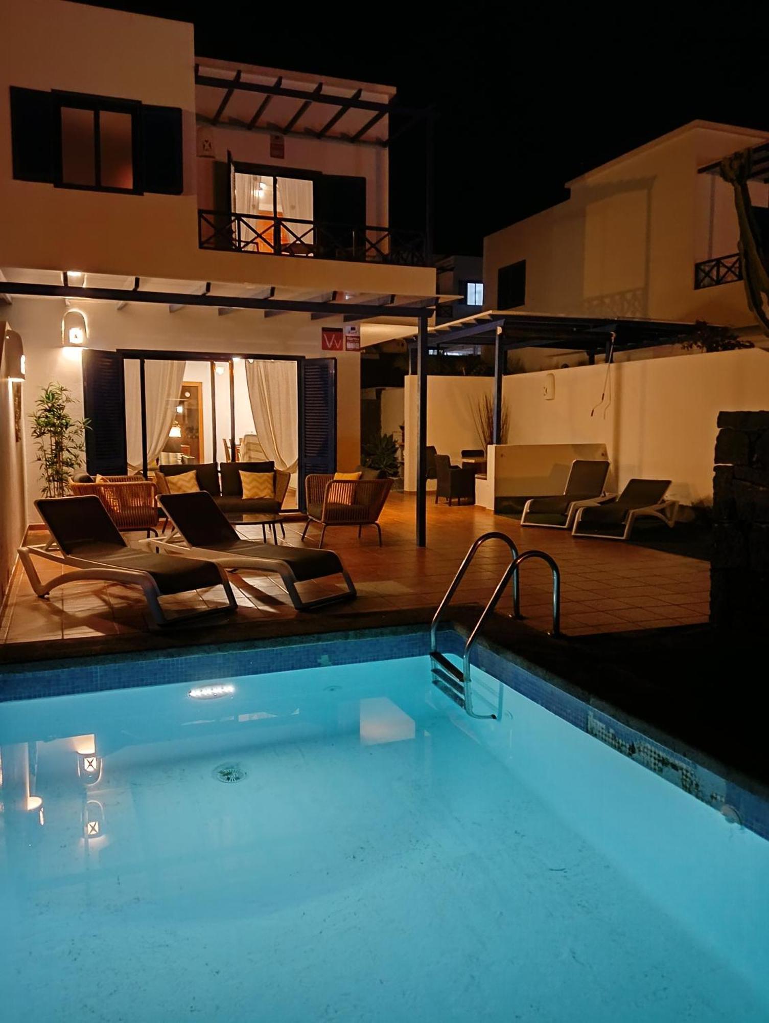 Villa Optimist Rubicon Piscina Climatizable, Frente Al Mar Playa Blanca  Esterno foto