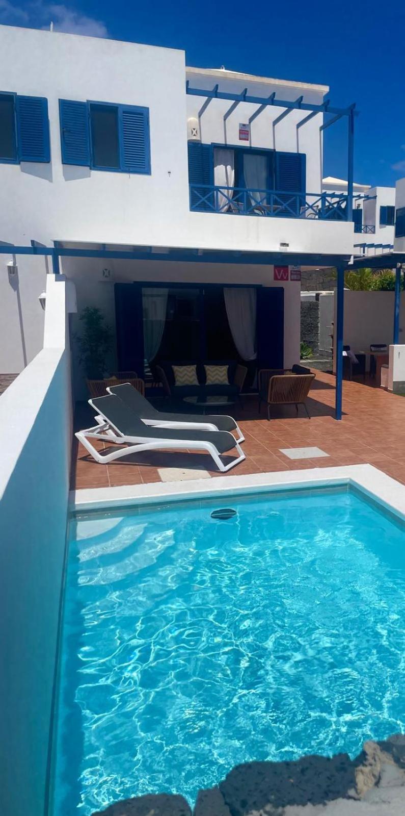 Villa Optimist Rubicon Piscina Climatizable, Frente Al Mar Playa Blanca  Esterno foto